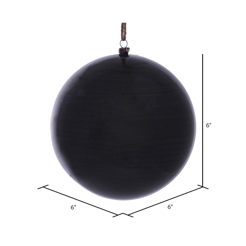 Ornement boule de bois, Vert mousse