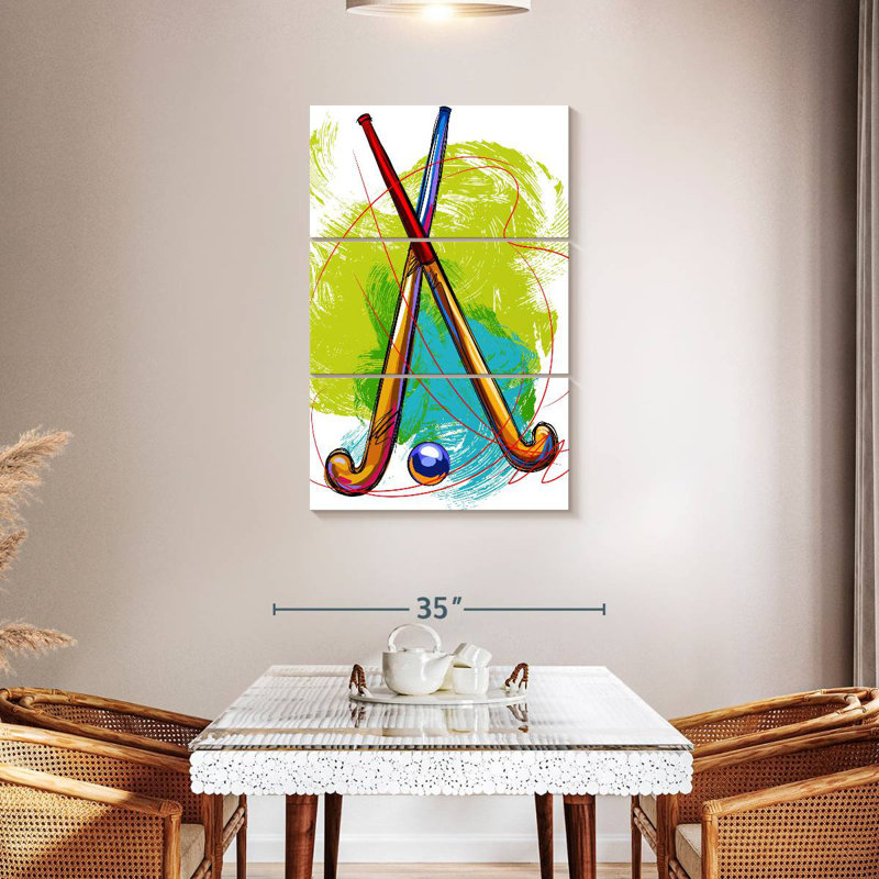 Scribble de hockey sur gazon Sireci, H 45 po x l 28 po