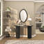 Ensemble de 3 sculptures décoratives CosmoLiving par Cosmopolitan Gold-19708005