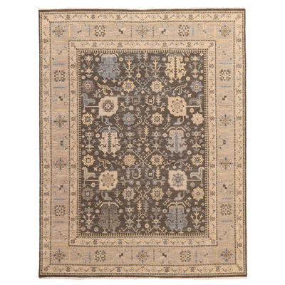 Jamshidpour Brown Rug 8'1" x 10'3"