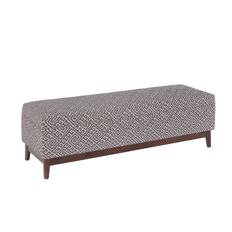 Gisbert Polyester Upholstered Storage Bench