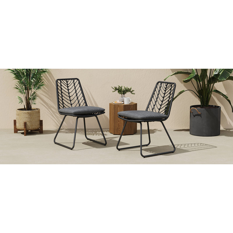 Ensemble de 2 chaises style transitionnel