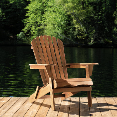 Chaise pliante en bois - Design surdimensionné pour la vie en plein air