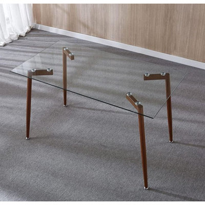 Rasiel Glass Dining Table