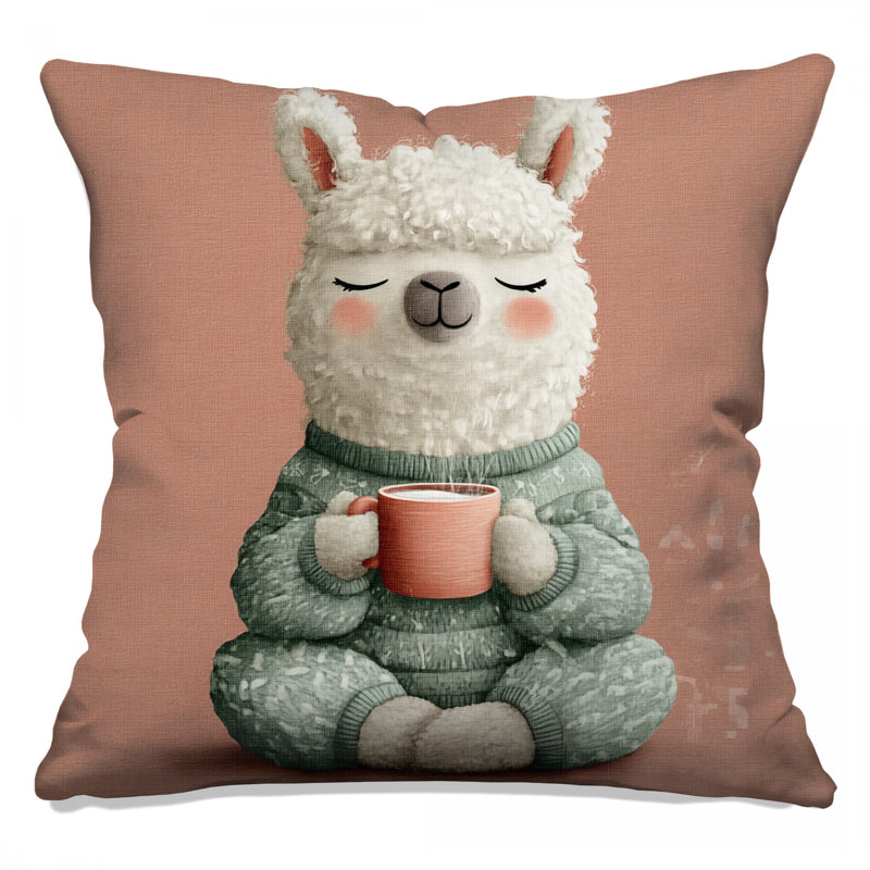 Coussin douillet à deux côtés Coama, 18 po x 18 po