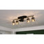 100cm 7 - Blade Crystal Linear Ceiling Fan with Light Kit and Remote/APP