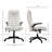 HOMCOM High Back Vibration Massage Office Chair With 6 Vibration Points-366593434