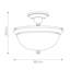 Vancamp Glass Semi Flush Mount