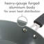 Wok en aluminium antiadhésif 11 po avec couvercle Kenmore