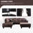 Elrama Right-Hand Facing Upholstered L-Shaped Sectional-180583284