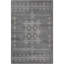 Tapis gris / blanc / jaune tissé à la machine Anberlin-546956243