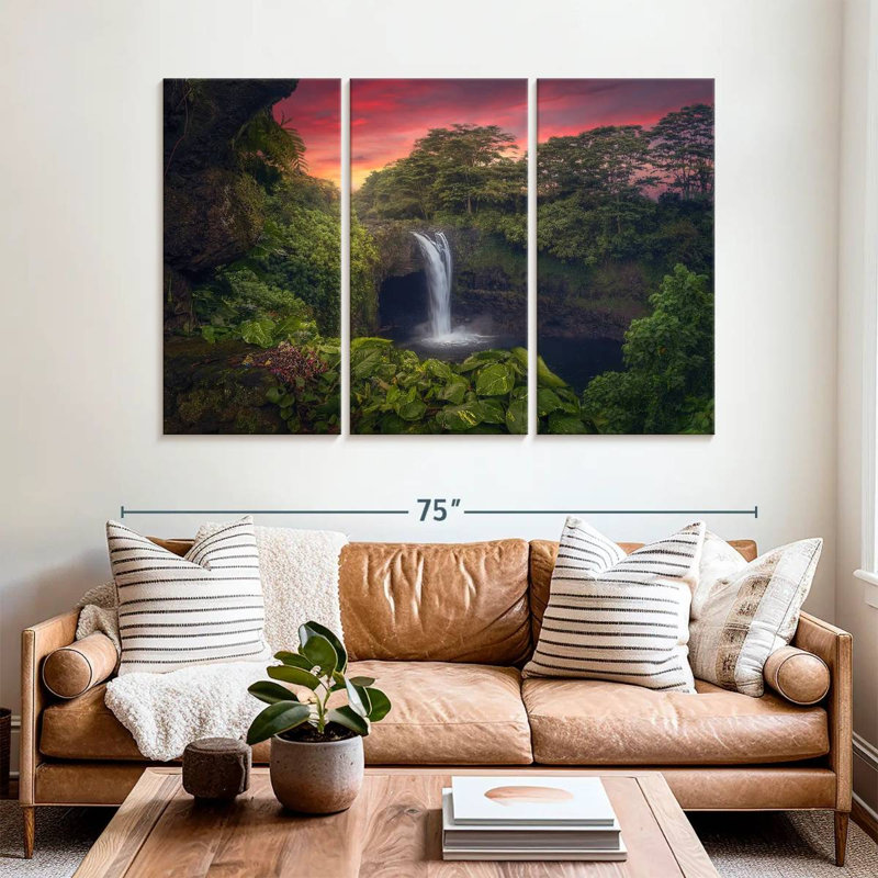 Rainbow Falls à Hilo, H 42 po x l 65 po