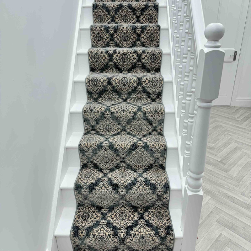 Stair Runner Damask Area Rug, Stair Runner 66 x 450 cm