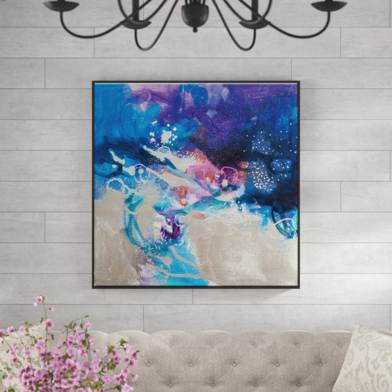 60115 by Amanada Morie - Print on Canvas, 76cm H x 76cm W, Black