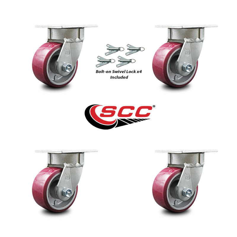 Kingpinless Swivel Caster