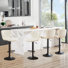Tabouret de bar et de comptoir pivotant à hauteur réglable