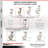 Kingpinle Swivel Caster Set with 2