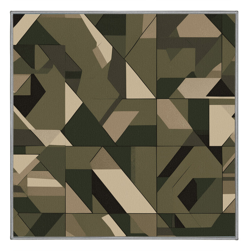Ops Wave Rug, Square 7'