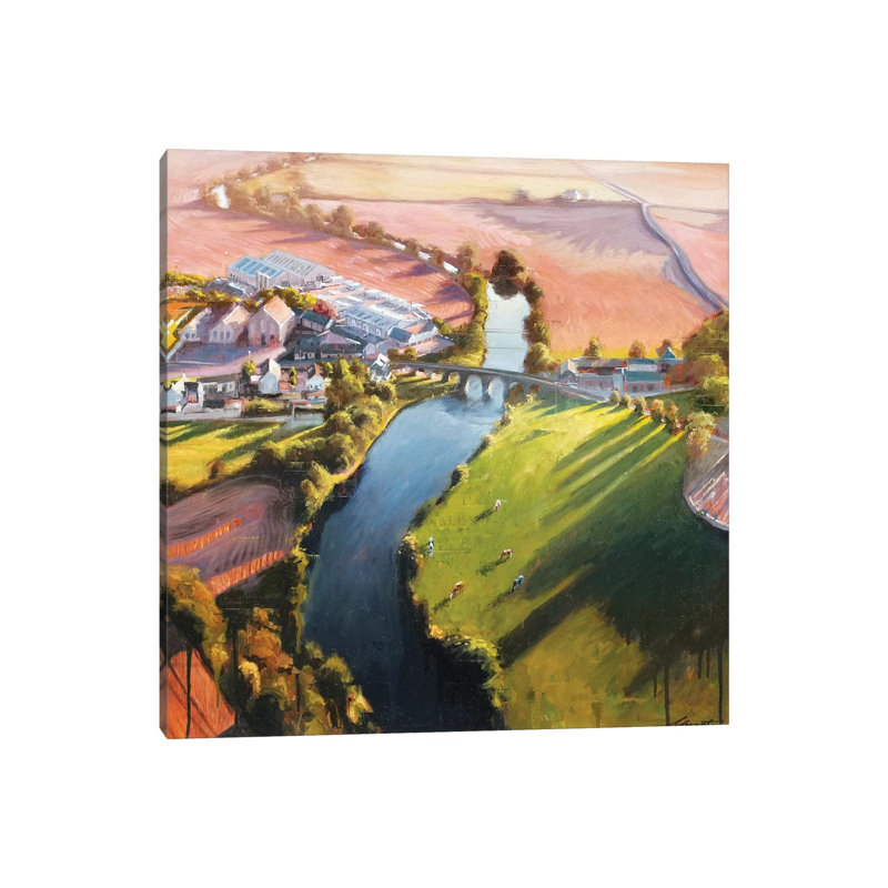 Meandering River by Johnny Morant - Wrapped Canvas Print, 45.72 cm H x 45.72 cm W
