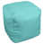 Blanc / bleu turquoise