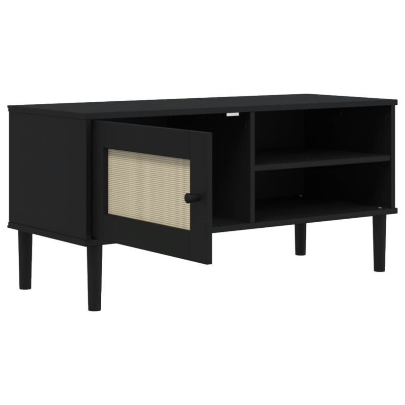 Alais TV Stand for TVs up to 48'', Black