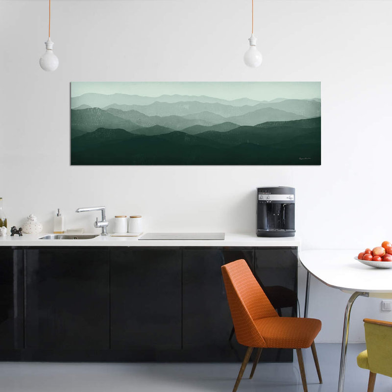 « green montagnes » par ryan fowler, impression sur toile, H 20 po x l 60 po x P 1,5 po, Toile tendue
