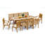 Sack Outdoor Teak Dining Set-1281848278