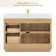 Abuja 48" Single Bath Vanity with White Grain Stone Top