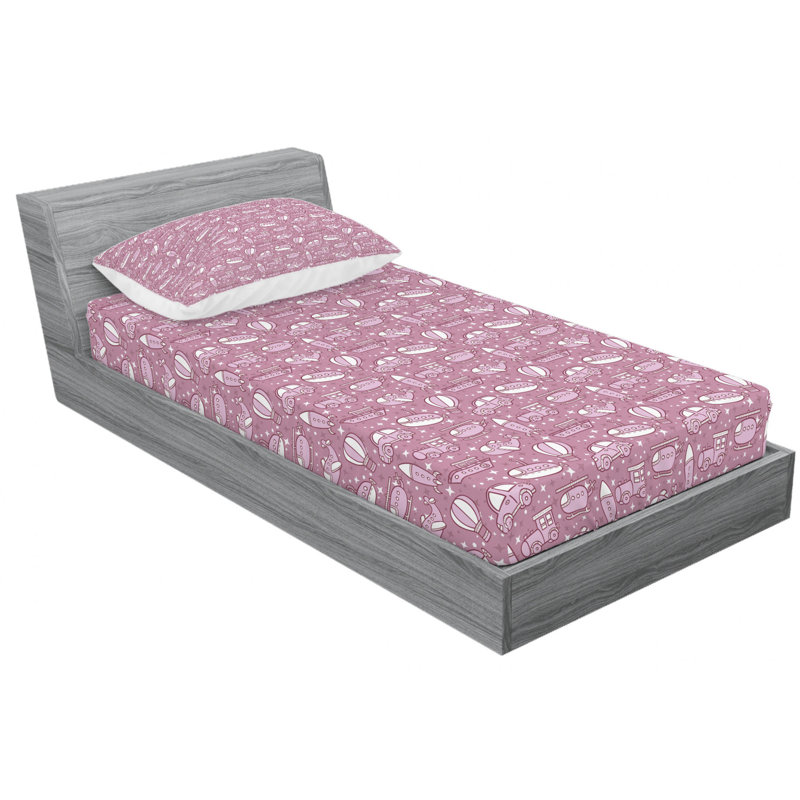 Microfiber Sheet Set, Twin XL Sheet Set with Fitted Sheet