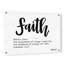 Faith - impression sans cadre-696302553