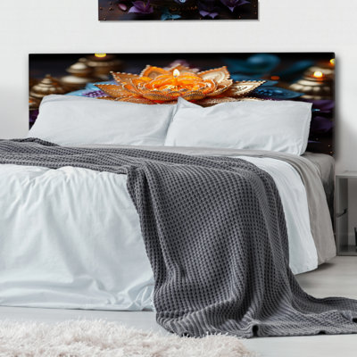 Hinduisim Vibrant Mandala Upholstered Headboard