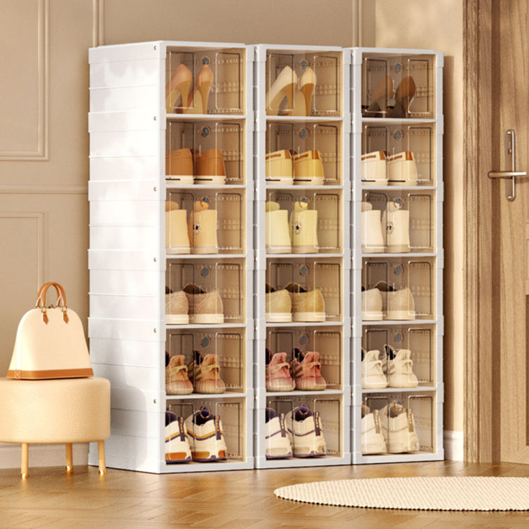 9 Pair Shoe Storage Box Rebrilliant