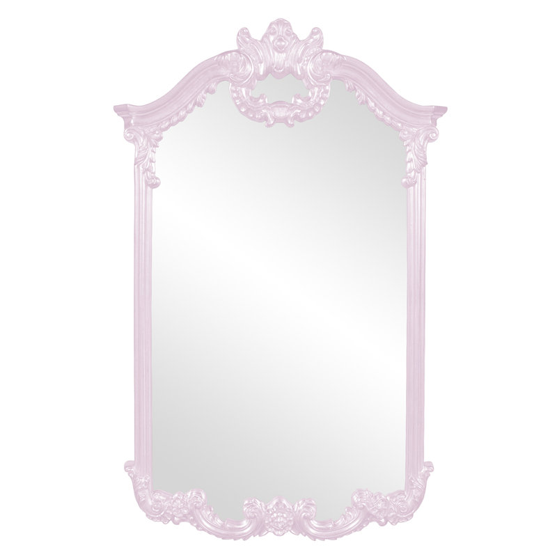 Roman Arch Beveled Mirror, Lilac