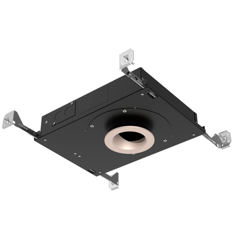 Ensemble d'éclairage encastré standard 3 po Eco-Downlight, Or rose
