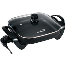 West Bend 12 Electric Skillet with Non-Stick Coating in Black