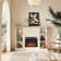 Winston Electric Fireplace Mantel with Built-in Bookshelves