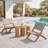 Riviera Extendable Stool Natural