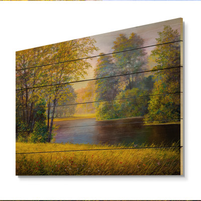 Rivière au printemps II - reproduction d'art murale traditionnelle