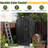 Outdoor Lockable 3 ft. W x 2 ft. D Metal Vertical Storage Shed