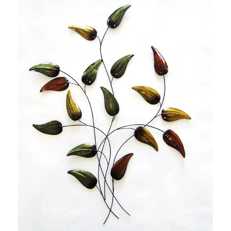 Handmade Plants & Flowers Wall Decor on Metal