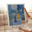«Architecture and Buildings Henri Matisse The Blue Window Bohemian», reproduction d'art non encadrée-242718663