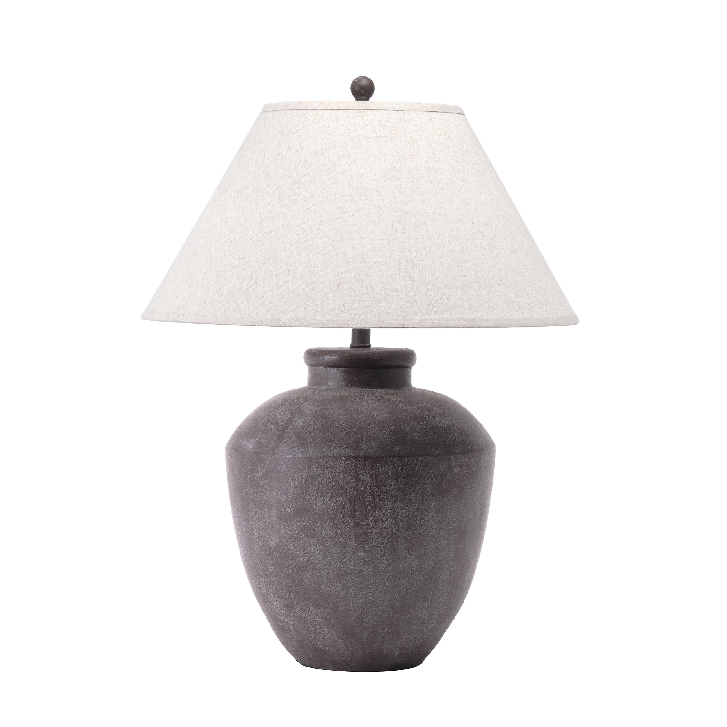 Joss & Main Caserta 30-inch Vintage Resin Urn Brown Table Lamp