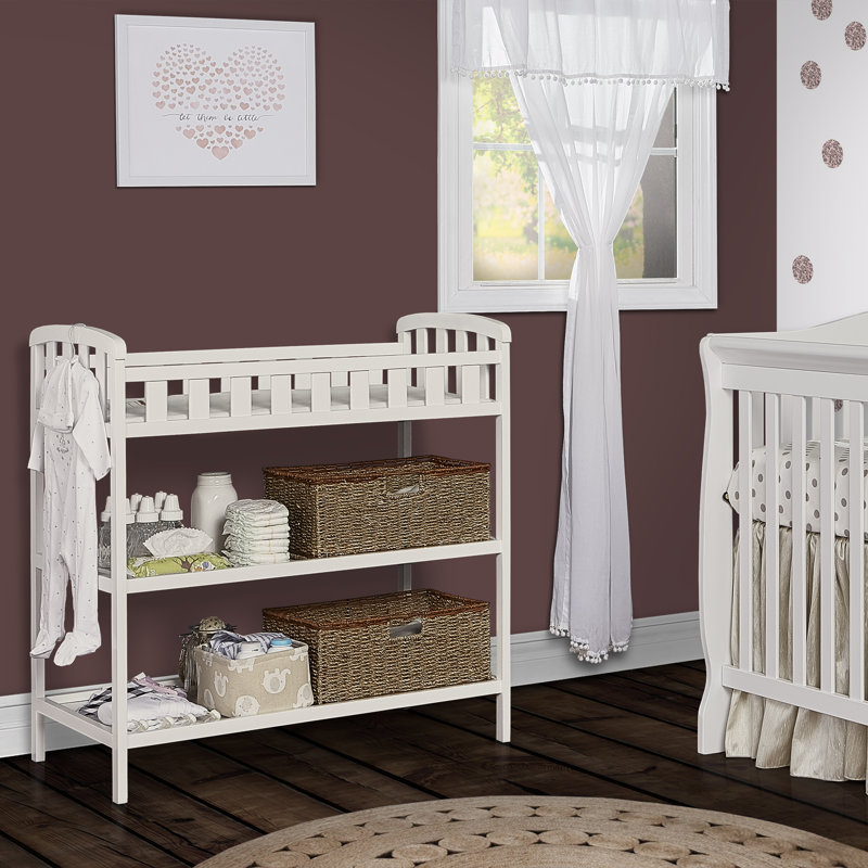Emma-Jane Changing Table with Pad, White