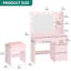 Dressing Table with Mirror
