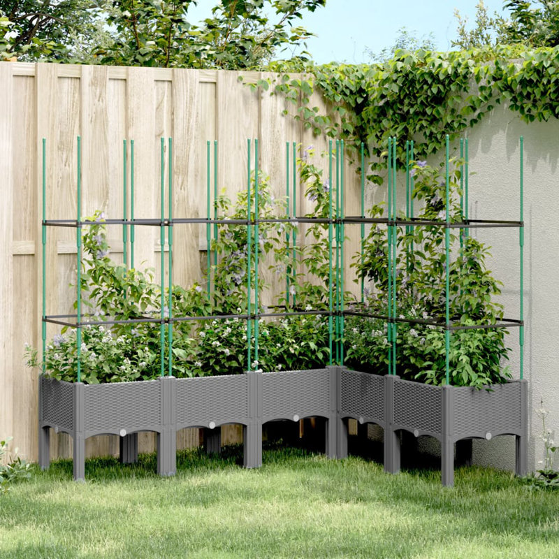 Hogarth Planter Box, Light Grey