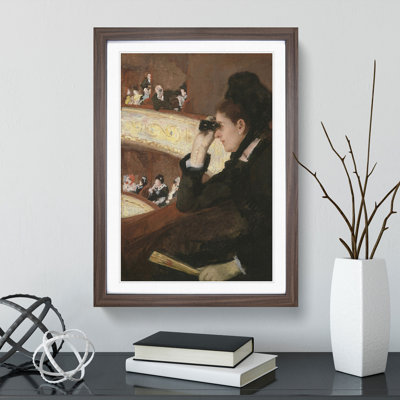 In the Loge by Mary Cassatt - Picture Frame Painting