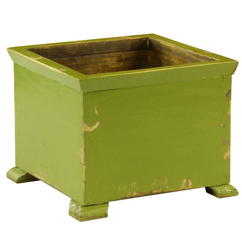 Boîte à fleurs en bois Français lantilly, Vert