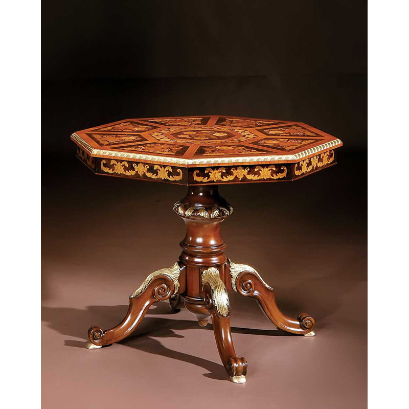 Pedestal End Table