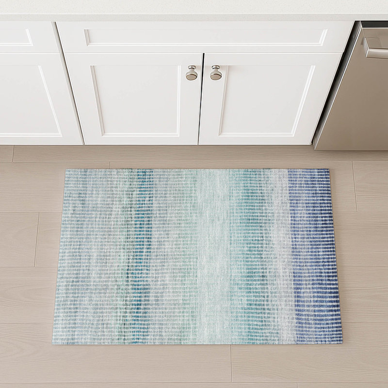 Machine Washable Indoor/Outdoor Chantille ACN2313 Stripes Rug, Rectangle 1'8" x 2'6"