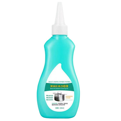 Black remover Clean The Bottom Of The Pot With Scale Stainless Steel Cleaner Tool Kitchen Utensils Oil Stains Strong Detergent Gel Rust Removal Agent 150ml